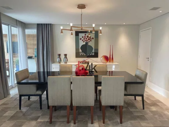 Imagem Apartamento com 380 m², 4 dormitórios suítes e 4 vagas, venda e aluguel - Campo Belo