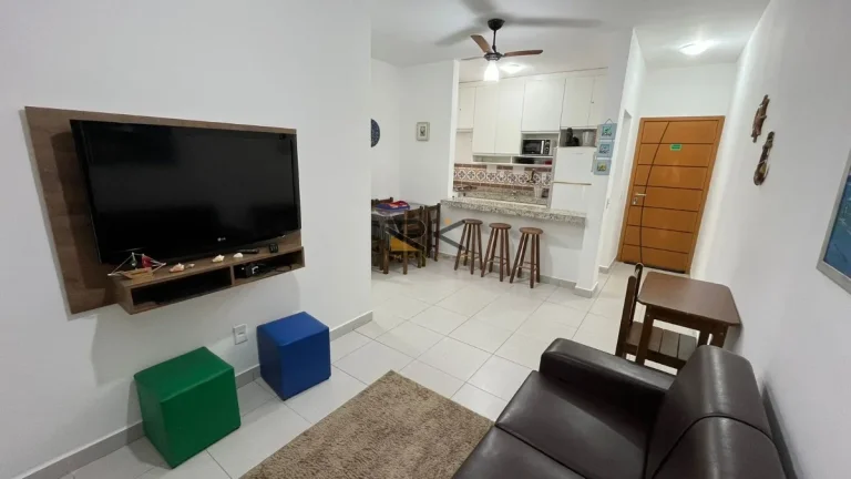 Imagem APARTAMENTO PRAIA GRANDE com 2 dormitórios sendo 1 suíte,1 vaga de garagem,varanda gourmet com churrasqueira e quintal
