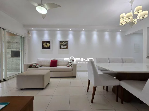 Imagem Apartamento para Locação Anual, com 3 dormitórios 2 suítes 128m² - Riviera de São Lourenço, Bertioga SP.