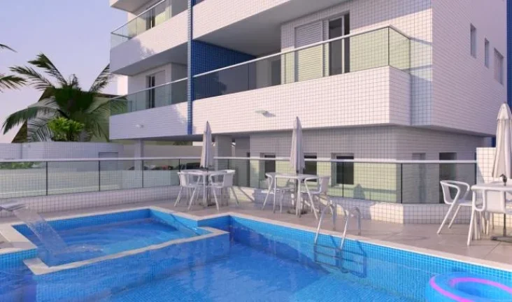 Imagem Apartamento para Venda em Mongaguá, Centro, 3 dormitórios, 1 suíte, 1 banheiro, 2 vagas