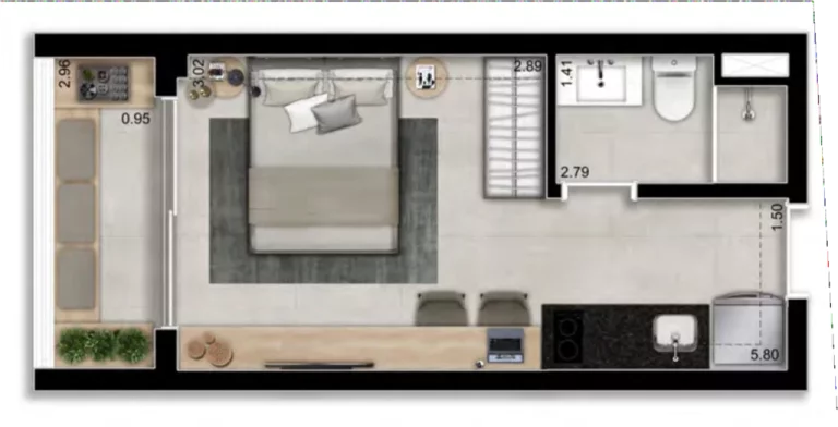 Imagem Apartamento com 1 Quarto à Venda, 45 m² em Jardim Vila Mariana - São Paulo