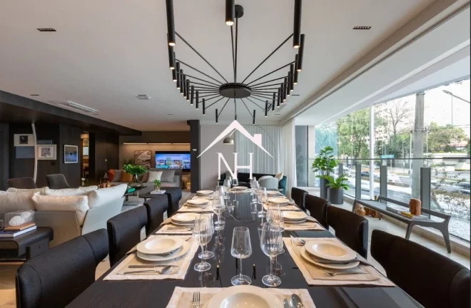 Imagem Apartamento de 281m em frente ao Parque Ibirapuera c/ 4 suítes,4 vagas,piscinas,deck,pool,pet place,playground,sauna,quadras,salão de jogos,coworking