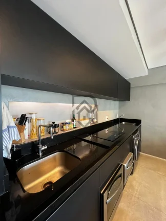 Imagem Apartamento Brooklin, pronto para morar andar alto sala ampliada