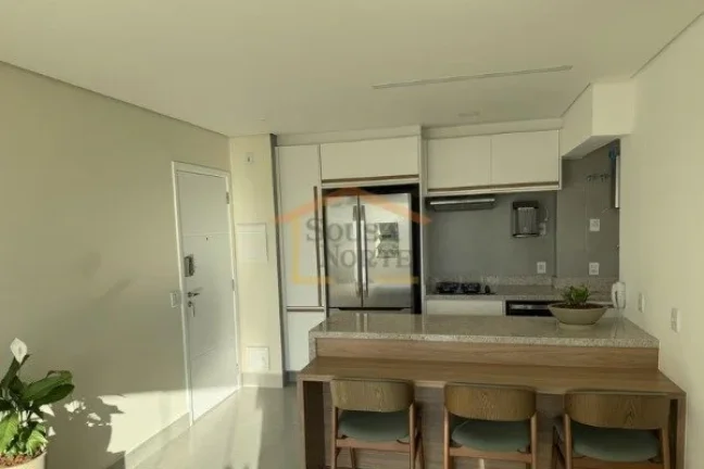 Imagem Apartamento com 64 m² de área útil, bem distribuídos, com varanda integrada à sala, proporciona...