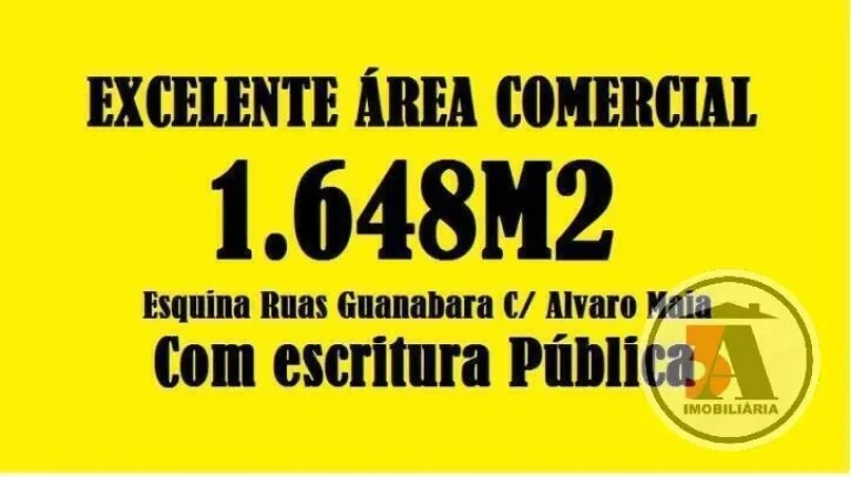1645m2 esquina ruas Guanabara e Alvaro Maia