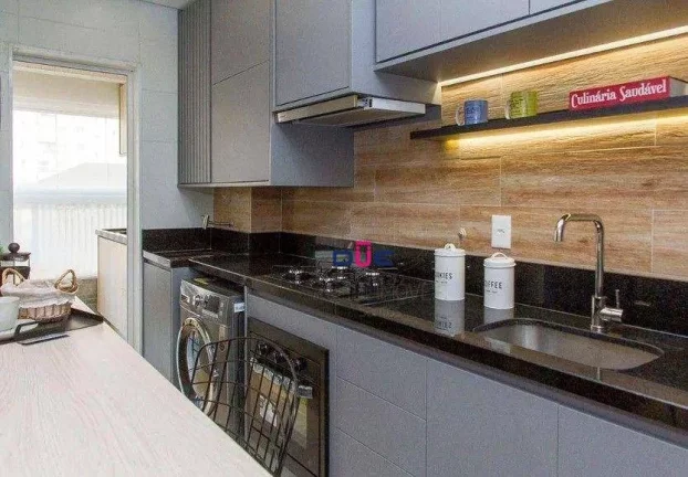Imagem Apartamento com 1 dormitório à venda, 54 m² por R$ 710.000 - Boqueirão - Santos/SP