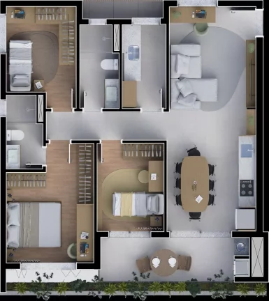 Imagem Ara - Breve Lançamento - Apartamento à venda no bairro Água Verde - Curitiba/PR