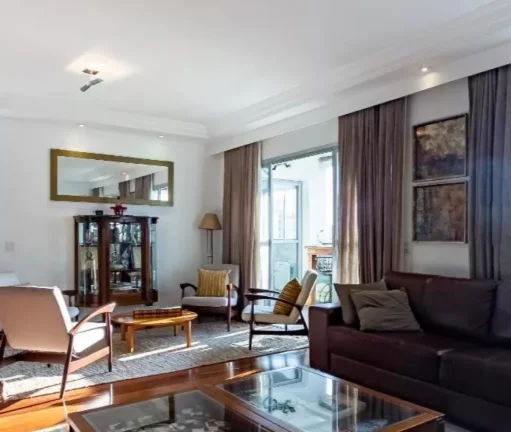 Imagem Apartamento 240 M², 1 por andar, 4Q, 3 Suítes, 5 banheiros, 4 vagas, 800M do metrô, 100% face norte, gerador full, dependência de serviço, piscina.