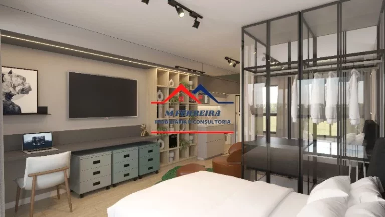 Imagem Apartamento com 1 Quarto à Venda, 25 m² em Jardim Pacaembu - Piracicaba