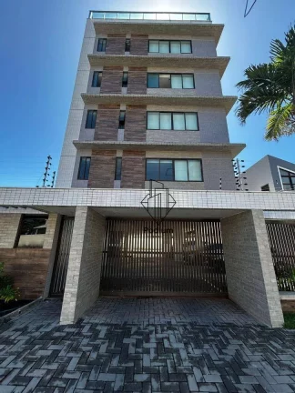 Imagem Flat mobiliado com vista para o mar a 220m da praia de Intermares - FL0935