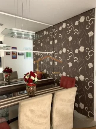 Imagem Apartamento de 60 m² com ambientes integrados, 2 dormitórios, sendo 1 suite, sala de estar e janta...