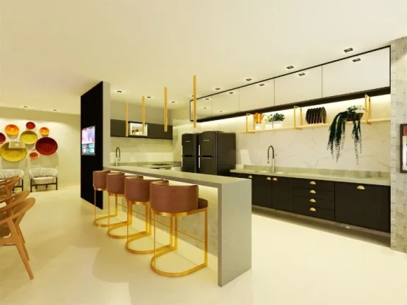 Imagem APARTAMENTO 2 QUARTOS /1 SUÍTE, VARANDA GOURMET À VENDA, 58 M² POR R$ 230.000 - RESIDENCIAL PARQUE DOS SERVIDORES - RIBEIRÃO PRETO/SP