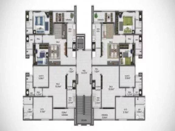 Imagem Apartamento 2 dormitórios para Venda em Teresina, Morros, 2 dormitórios, 1 suíte, 2 banheiros, 1 vaga