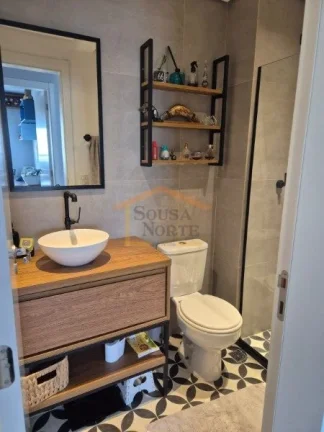 Imagem Apartamento com 95m² de área útil, com 2 dormitórios, sendo 1 suíte, banheiro social, sala inte...