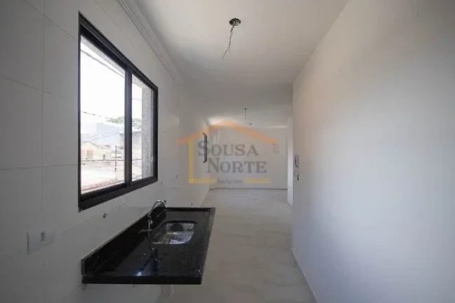 Imagem Apartamento com 44m², dispõe de 2 dormitórios, 1 banheiro, sala dois ambientes, cozinha com gabin...