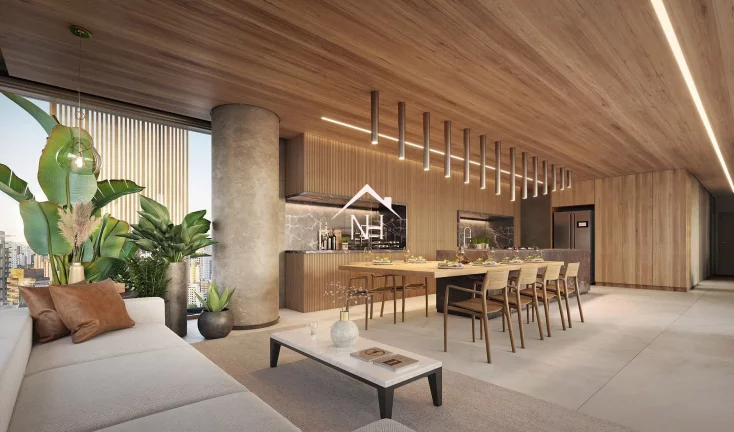 Imagem Apartamento na Vila Olímpia de 355m c/ 4 suítes,4 vagas,hall privativo,amplo terraço gourmet,piscina,sauna,deck,brinquedoteca,spa,playground,fitness