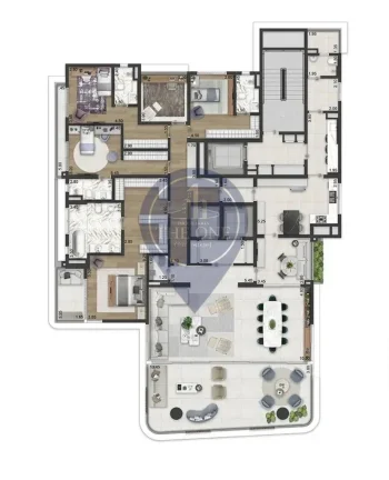 Imagem Impecável apartamento de luxo com 5 quartos e 4 suítes na Vila Clementino, São Paulo-SP: 254m² de puro requinte!