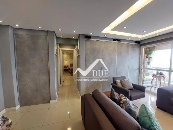 Imagem Apartamento em condominio clube, oriinalmente com 3 dormitórios e hoje com sala estendida. 1 vaga de garagem garantida e livre. PORTEIRA FECHADA