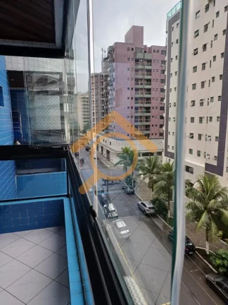 Imagem Apartamento espaçoso e moderno no Canto do Forte, Praia Grande-SP: 2 quartos, 1 suíte, 2 salas, 3 banheiros, 1 vaga, 84m²