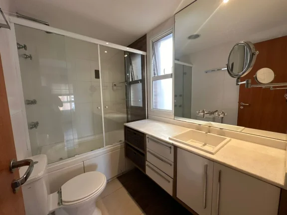 Imagem Apartamento 131M², 3Q, 3 Suítes, 5 Banheiros, 3 Vagas, Academia, Piscina, Sauna, Churrasqueira, Brinquedoteca, Mobiliado, Salão de Festas, SPA.