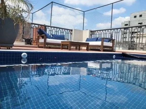 Imagem Cobertura no Alto da Boa Vista, com 234 M², 3 quartos sendo uma suíte master, 5 banheiros, 3 vagas, área de serviço, ar condicionado, churrasqueira.