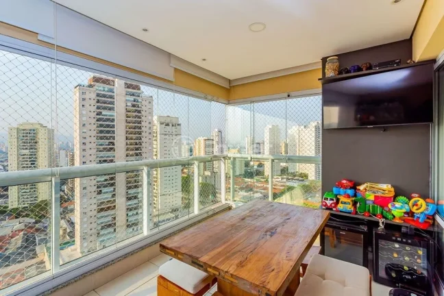 Imagem Apartamento Vila Romana - 89M², 3 Dorms, 1 Suíte, 3 Vagas Fixas, Varanda Gourmet, Ar Condicionado, Mobiliado.