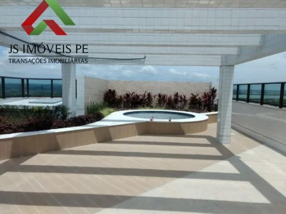 Imagem Flat de luxo para locação em Barra de Jangada, Jaboatão dos Guararapes-PE: 1 quarto, 1 sala, 1 banheiro, 1 vaga de garagem!