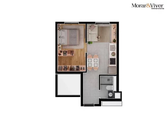 Imagem Apartamento para Venda em Curitiba, Água Verde, 3 dormitórios, 1 suíte, 3 banheiros, 2 vagas
