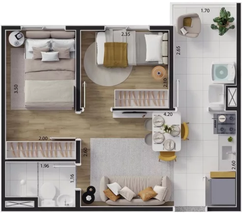 Imagem APARTAMENTO RESIDENCIAL em São Paulo - SP, Guaianases