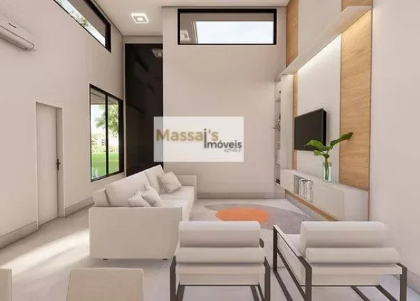 Imagem Casa de condomínio à venda, no Residencial Club Santorini - Paulínia, em Paulínia, Parque Brasil 500, com 3 quartos, 191,86m2