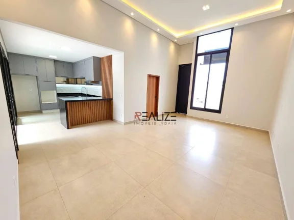 Imagem Casa moderna com 3 suítes e escritório à venda, 193 m² por R$ 1.640.000 - Condomínio Fechado - Indaiatuba/SP