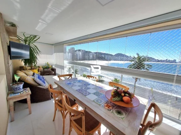 Imagem ASTÚRIAS- FRENTE TOTAL AO MAR , MARAVILHOSO APARTAMENTO TOTALMENTE DECORADO , EXCELENTE ÁREA DE LAZER , 02 VAGAS DE GARAGEM .