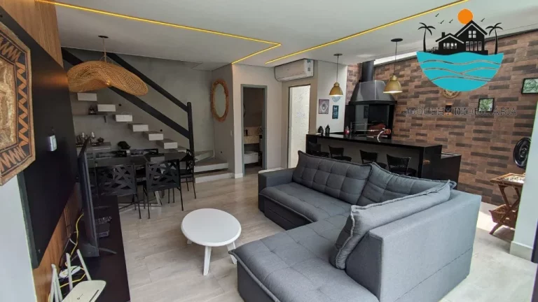 Imagem Aluguel Juquehy - Casa decorada na rua da praia, com 4 Suítes, Pisc,ina Priv., Academia, Serv. de Praia, máx. 10 pessoas | Juquehy Imobiliária