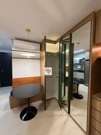 Imagem Apartamento com 1 dormitório para alugar, 24 m² por R$ 3.510,00/mês - Brooklin - São Paulo/SP
