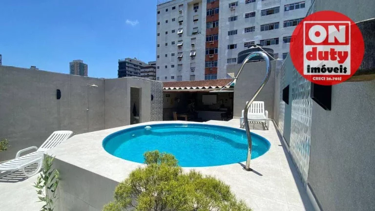 Imagem Sobrado com 3 dormitórios à venda, 200 m² por R$ 1.500.000,00 - Boqueirão - Santos/SP