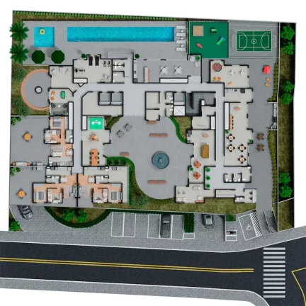 Imagem Apartamento à venda na Vila Bela Vista, 2 quartos, 1 banheiro, 1 vaga de garagem, 45m² - Minha casa minha vida em Santo André