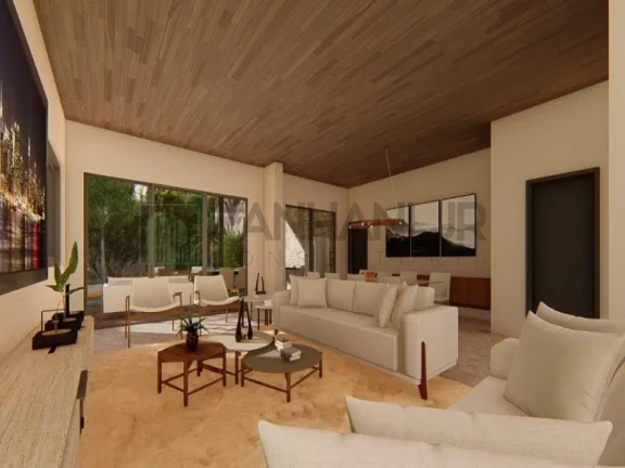 Imagem Vendo casa nova no Jd. Europa - entrega 12 meses Em mais um projeto exuberante e contemporâneo assinado pelo arquiteto Marcelo Franco, responsável p