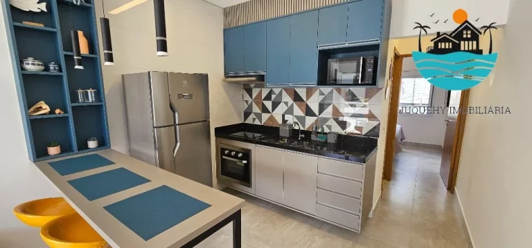 Imagem Aluguel Flat 45m² Térreo, 1 Vaga auto, piscina coletiva. | Juquehy Imobiliária