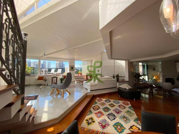 Imagem Cobertura com 4 dormitórios à venda, 500 m²- Real Parque - São Paulo/SP
