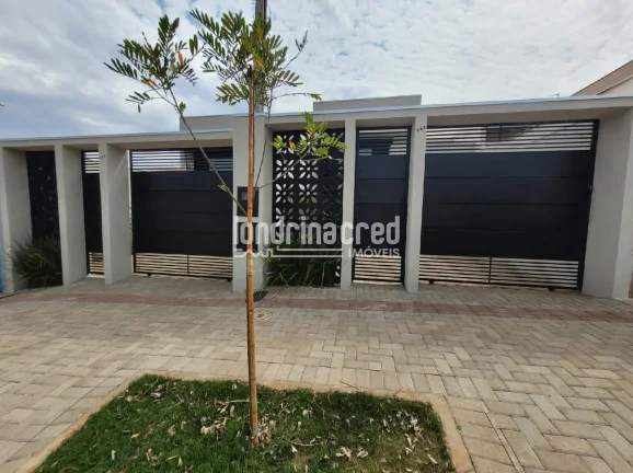 Imagem Casa nova na Zona Leste de Londrina com 86m² de área útil, 3 dormitórios (1 suíte), banheiro social, sala aconchegante, cozinha e 2 vagas de garagem.