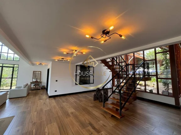 Imagem Casa Sobrado 4 dormitórios ( 4 suítes), 6 vagas, Recanto Santa Bárbara.