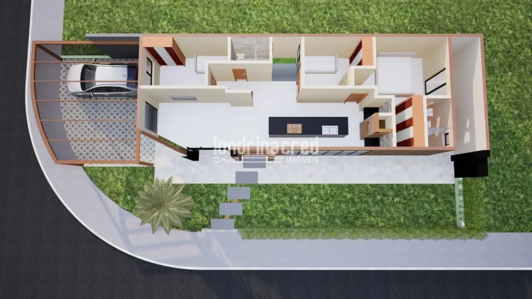Imagem Casa no Heimtal Park: 3 Quartos (1 Suíte), Sala Ampla, Churrasqueira, Jardim de Inverno e Acabamentos em Porcelanato. Conforto e Espaço em 98 m²!