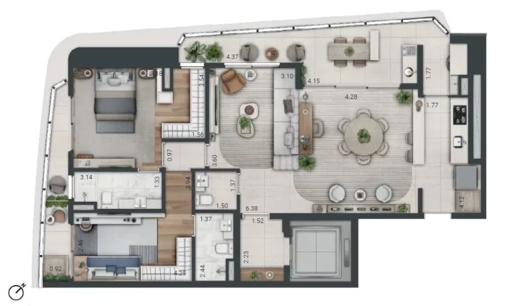Imagem Apartamento em Real Parque - São Paulo SP