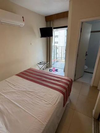 Imagem Flat com 1 dormitório à venda, 36 m² por R$ 265.000 - Gonzaga - Santos/SP