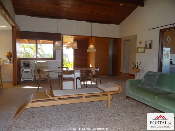 Imagem Casa de 4 quartos, alto luxo para locação, apenas 1 pavimento, você e sua família que tem bom gosto vão adorar!