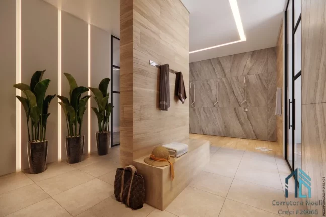 Imagem Apartamento Frente Mar, MOBILIADO e DECORADO, 03 suítes, 02 vagas, em Balneário Piçarras, SC