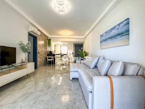 Imagem Apartamento Pé na Areia à venda, com 3 dormitórios sendo 1 suíte 104m² - na Riviera de São Lourenço