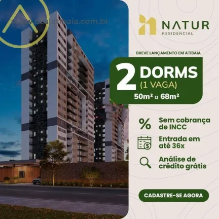 Imagem Apartamentos próximo ao Centro de Atibaia.