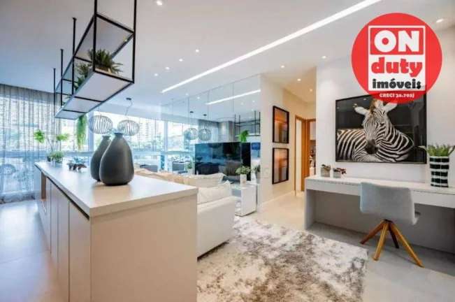 Imagem Apartamento com 3 quartos à venda, 89 m² por R$ 760.400 - Encruzilhada - Santos/SP