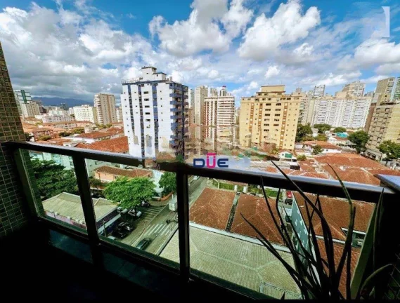 Imagem Apartamento com 3 dormitórios à venda, 147 m² por R$ 1.390.000 - Gonzaga - Santos/SP